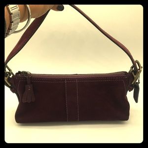 Coach Deep Purple Shoulder Bag